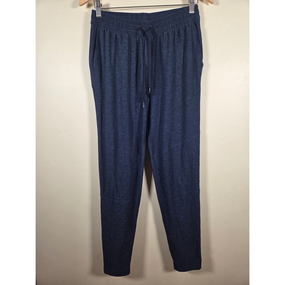 Outdoor Voices CloudKnit Joggers Mens M Blue Heathered Sweatpants Athleisure